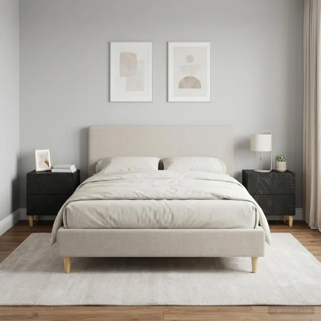 vidaXL Nachtkastje 2 st Zwart 43 x 34,5 x 48 cm Bewerkt hout