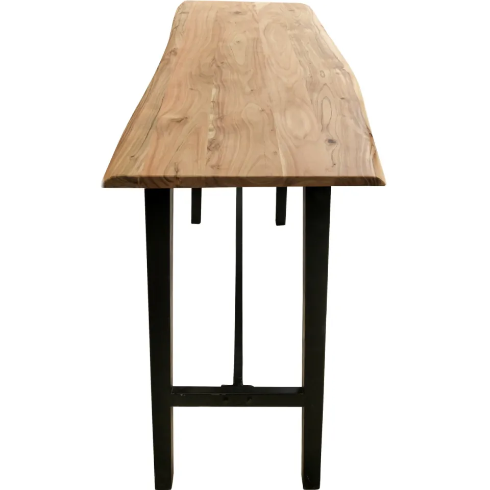 Artistiq Living Artistiq Boomstam Bartafel 'Eriko' Acaciahout, 125 x 51cm, kleur Naturel, foto 3