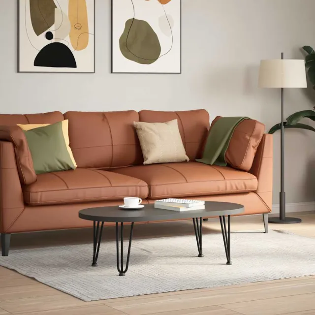 vidaXL Haarnadelpoten voor Salontafel 4 st 30 cm massief staal zwart