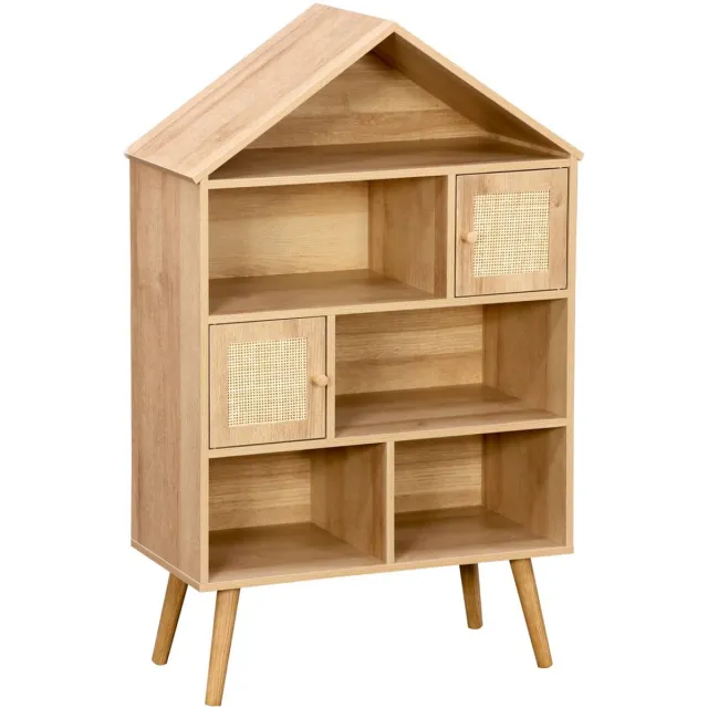 sweeek Boekenkast, bohème, l60 x b30 x h100cm Naturel