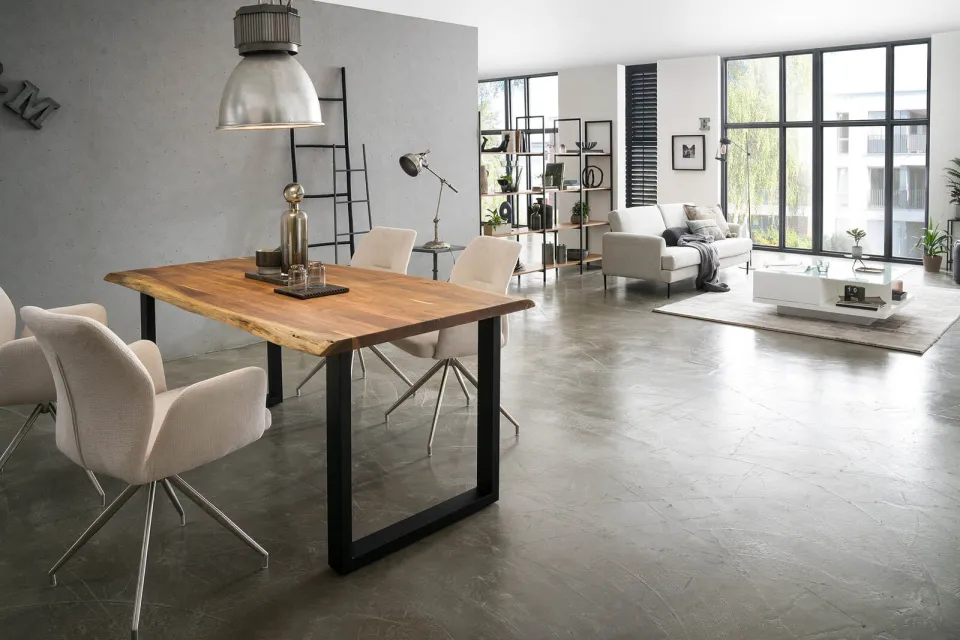 eetkamertafel Lorenzo acacia bruin, foto 5