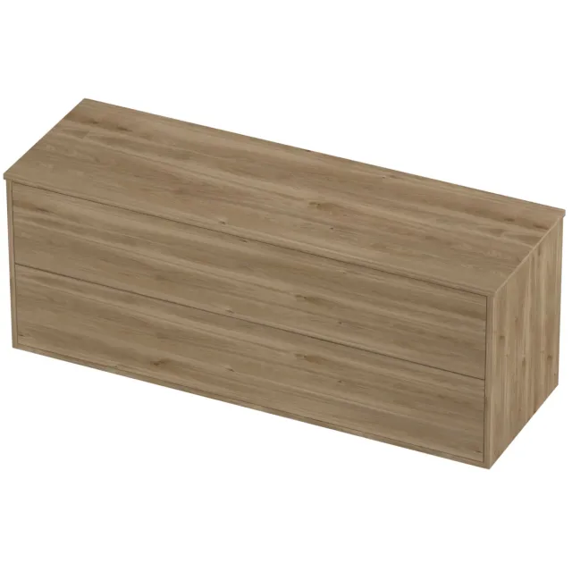 Proline Deck Badmeubelset Voor Grepen Symmetrisch Kader 140x46x54 cm Cider Oak Eiken