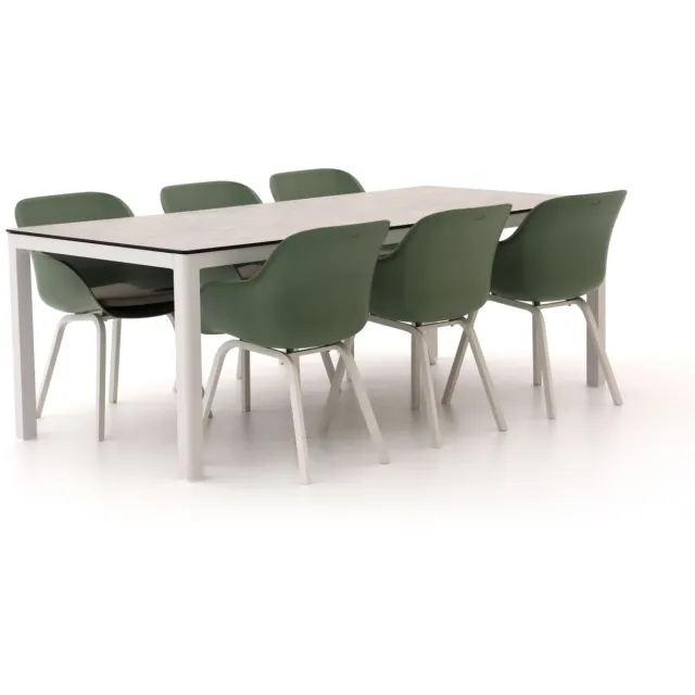 Hartman tuinmeubelen Hartman Le Soleil Element/La Fonte 220cm dining tuinset 7-delig Grijs