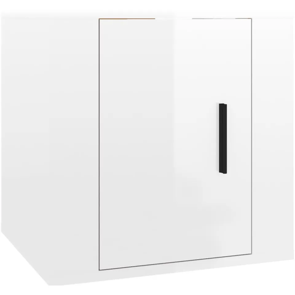 vidaXL Tv-wandmeubel 40x34,5x40 cm hoogglans wit, foto 3