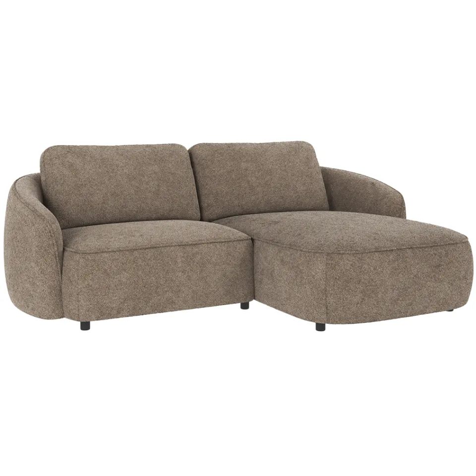 Rowico Home Norris gestoffeerde 3-zits hoekbank bruin - rechts - 226 cm, foto 2