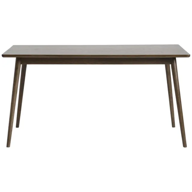 Giga Living Eettafel Barrali Smoked Eiken 90x150cm - Giga Living Gerookt Eiken