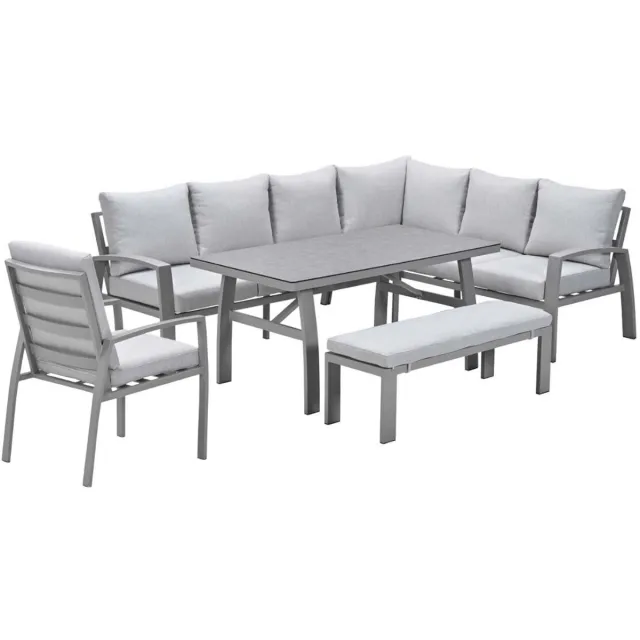 Garden Impressions Cameron lounge dining set 5-delig rechts - taupe
