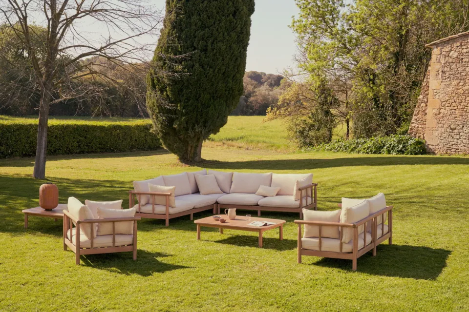 Kave Home Sacova tuinfauteuil beige, foto 7