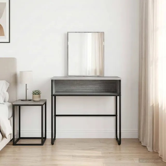 vidaXL Plafondtafel Grijs Sonoma 81 x 40 x 131 cm Bewerkt hout, foto 2