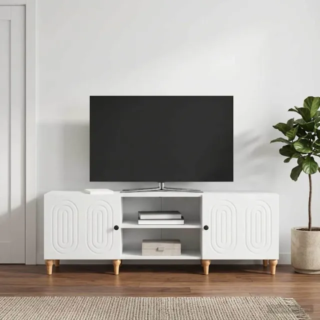 vidaXL TV-kast Wit 150 x 31 x 50 cm Bewerkt hout, foto 2