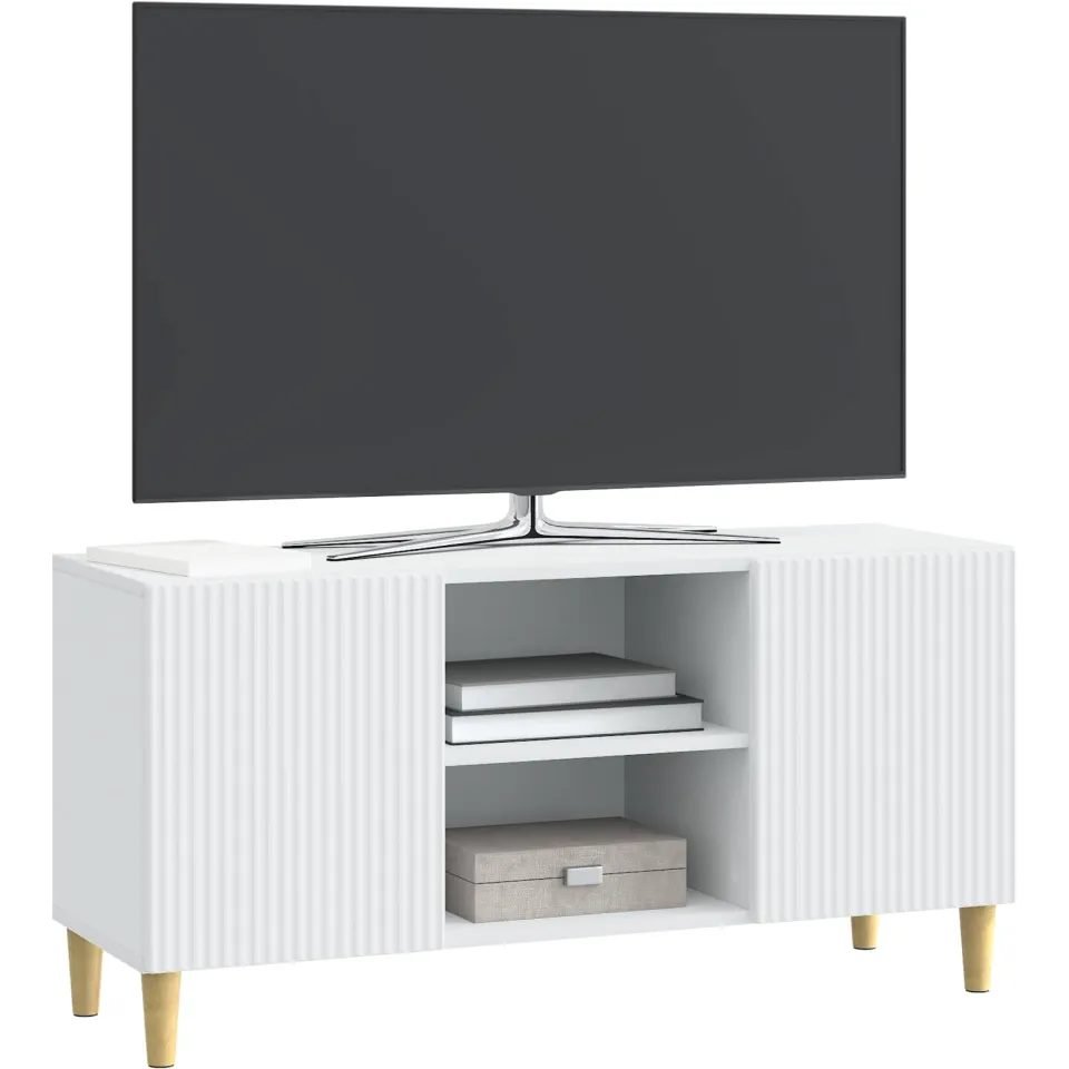 vidaXL TV-kast Wit 102 x 34,5 x 50 cm Bewerkt hout