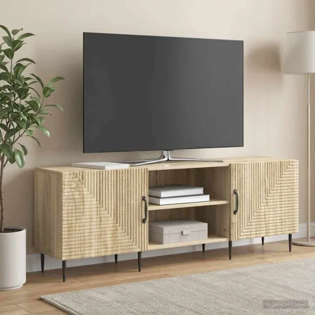 vidaXL TV-kast 150 x 31 x 50 cm Sonoma Eiken Bewerkt hout Bruin