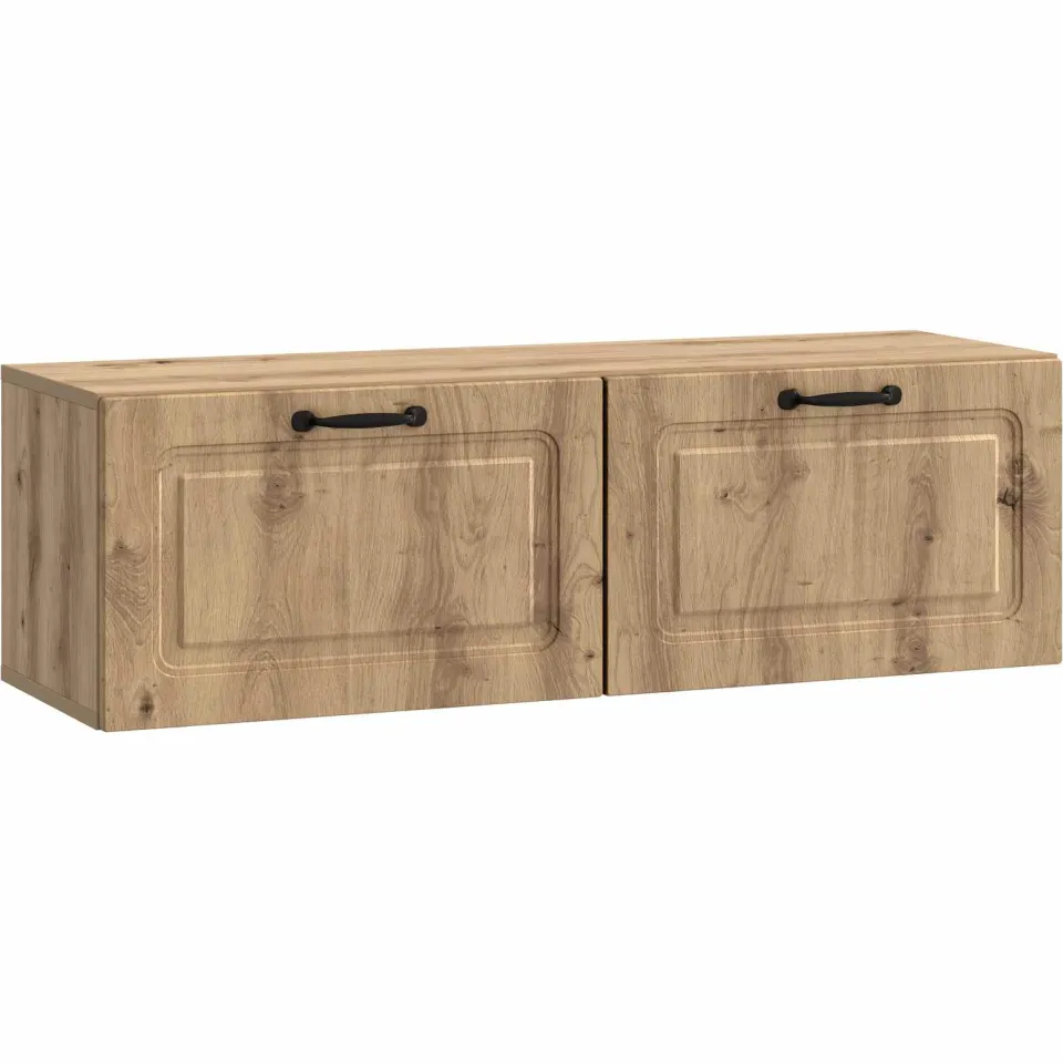 vidaXL Wandbeugel TV-kast 98 x 31 x 30 cm Artisanaal eiken Bruin