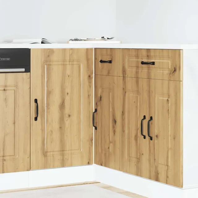vidaXL Onderkast Kalmar bewerkt hout artisanaal eikenkleur