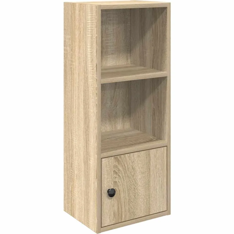 vidaXL Boekenkast 31x24x77 cm bewerkt hout sonoma eikenkleurig, foto 3