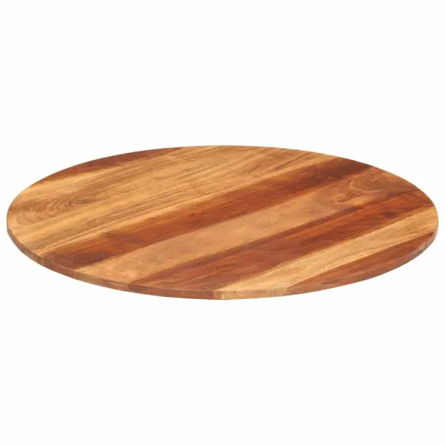 vidaXL Tafelblad rond 15-16 mm 70 cm massief acaciahout Bruin