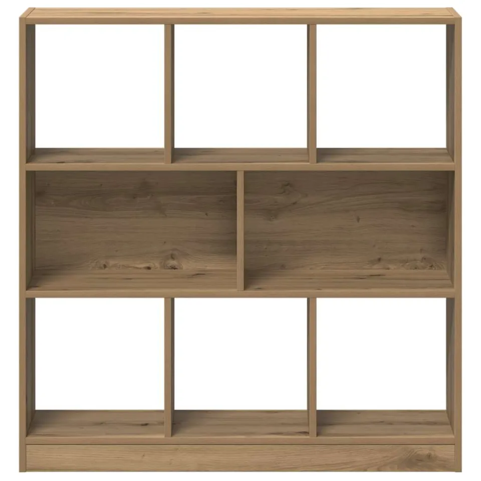 vidaXL Boekenkast 97,5x29,5x100 cm bewerkt hout artisanaal eikenkleur, foto 4
