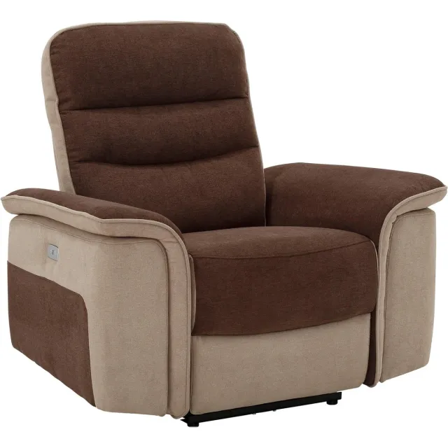 Notio Living Maldini - Relaxfauteuil (98 x 109 x 90 cm) Bruin
