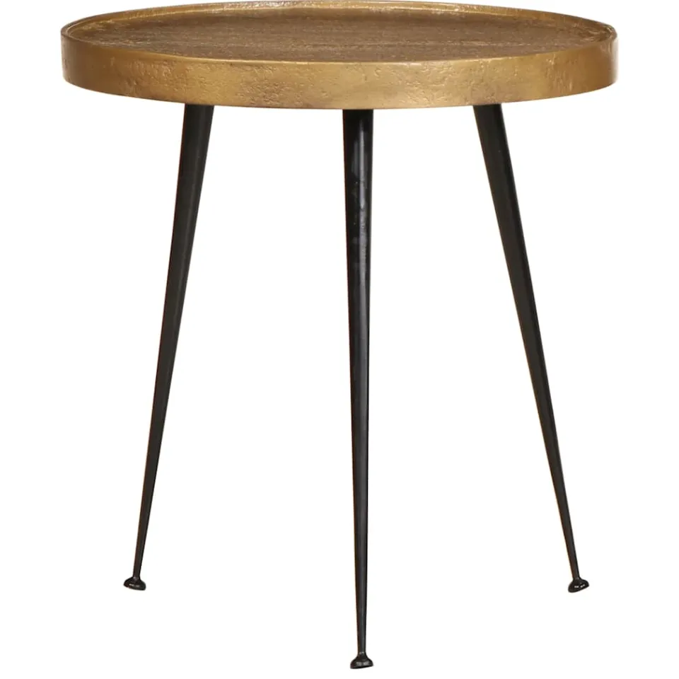 vidaXL Salontafel 3 stuks Goudkleurig bewerkt hout, foto 3