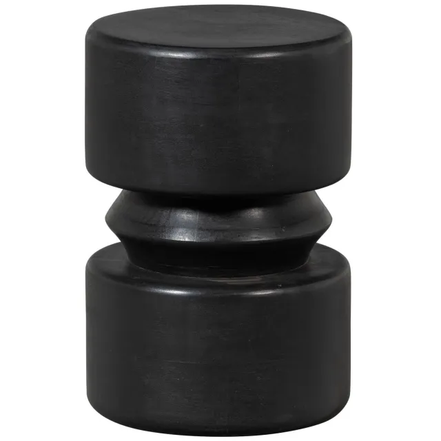 WOOOD Tuve bijzettafel zwart brown/black