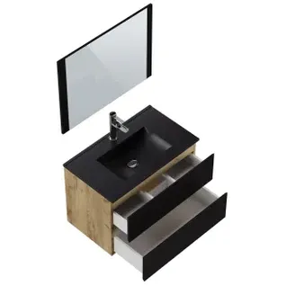 t-bath Badmeubelset Milenio Indus Zwart Eik