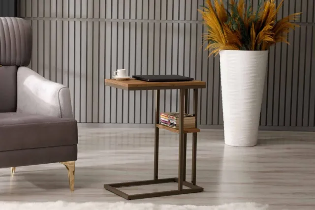Dutch furniture C-bijzettafel Antraciet