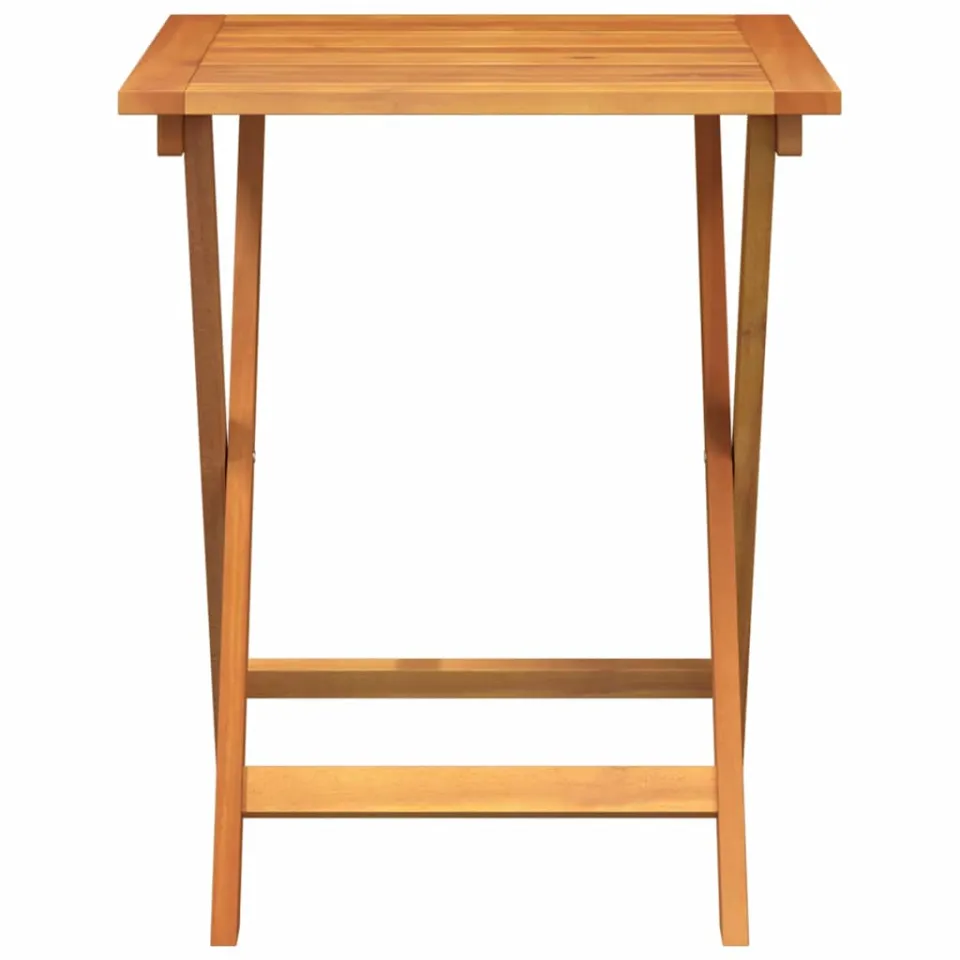 vidaXL Tuinstafel Naturel 60 x 60 x 72 cm Massief Acaciahout, foto 4