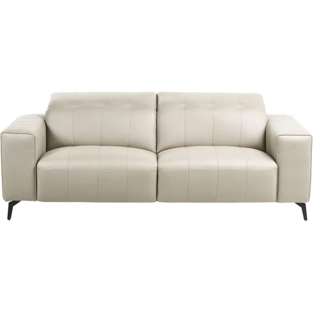 Beliani OMMEL - Driezitsbank - Lichtbeige - Polyester