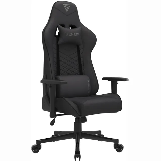 Duraxl Bureaustoel - Zwart - 43-52 x 69,5 x 57 cm - Stof