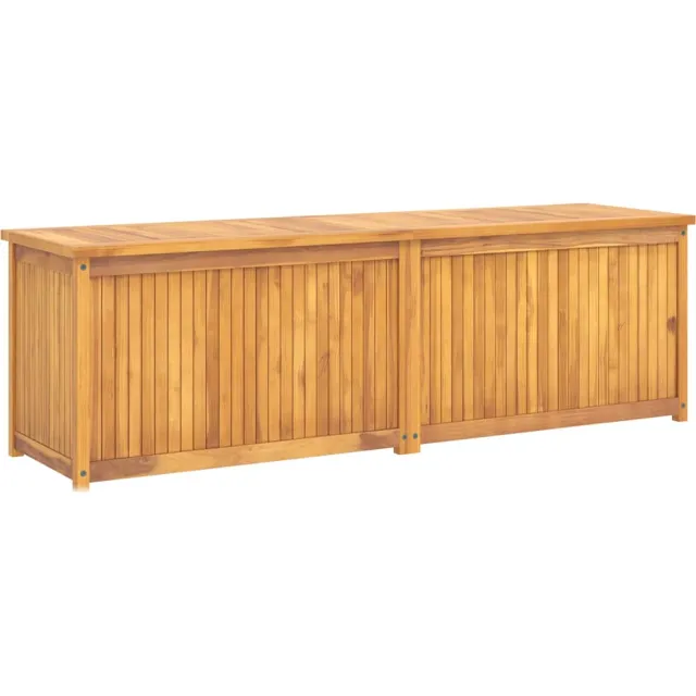 vidaXL Tuinbox 175x50x55 cm massief teakhout Bruin
