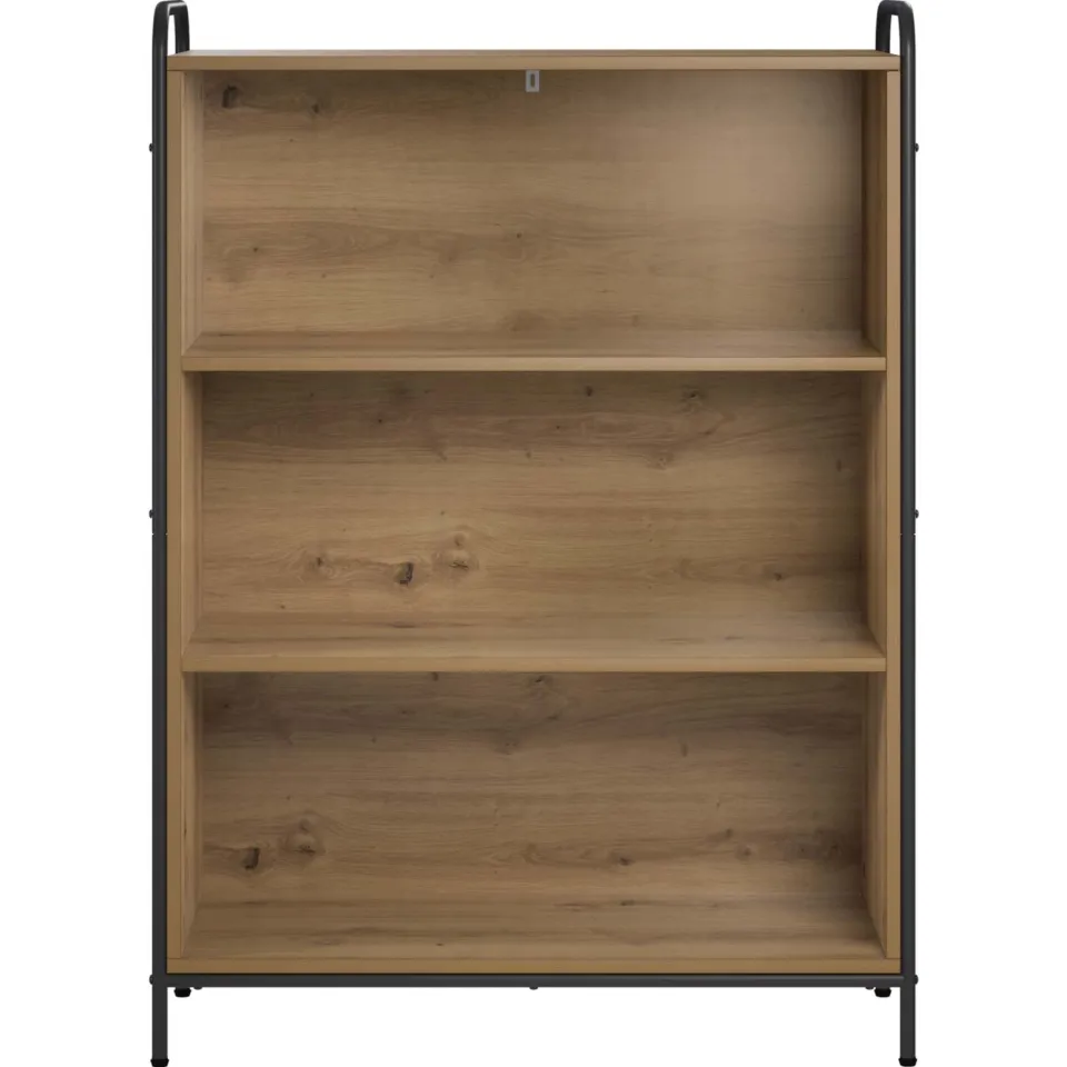 vidaXL Boekenkast 55,5 x 33 x 174 cm Bewerkt hout Artisanaal eiken Bruin
