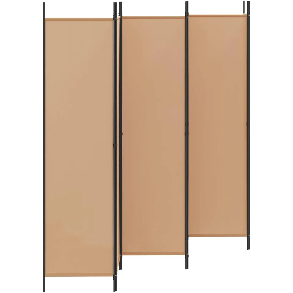 vidaXL 6-Panelen Kamerscherm Beige 300 x 200 cm Stof, foto 3