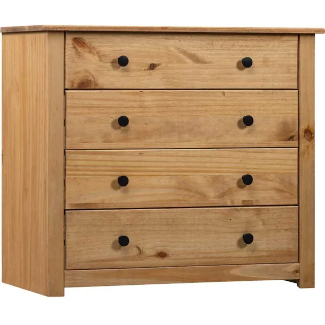 vidaXL Bijzetkast Panama Range 80x40x73 cm grenenhout Bruin