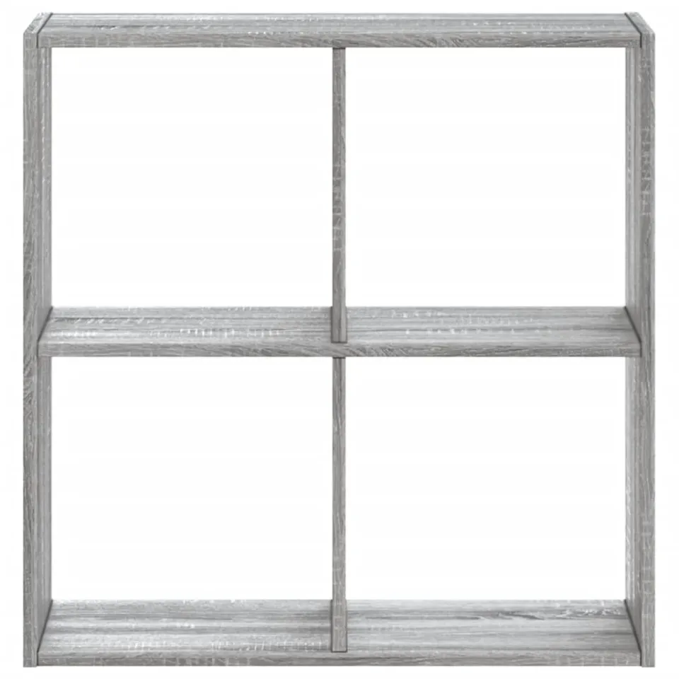 vidaXL Boekenkast 68,5x32x68,5 cm bewerkt hout grijs sonoma eiken, foto 4