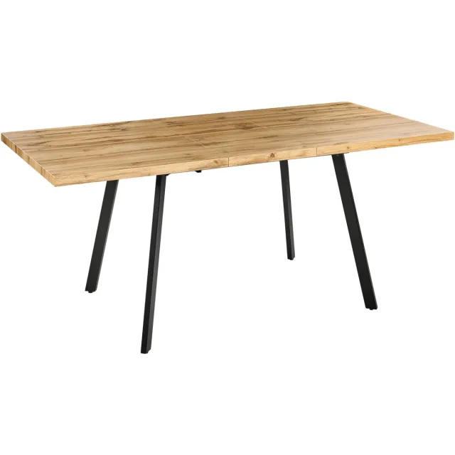 Beliani HARLOW - Uitschuifbare eettafel - Bruin - MDF