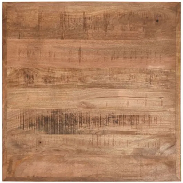 Home67 Tafelblad Horeca - Mangohout - 70 x 70 cm Bruin