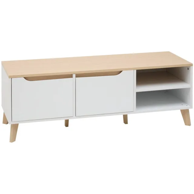5 Five Simply Smart Rechthoekig tv-meubel Luma 40 x 120 cm, wit Blanc