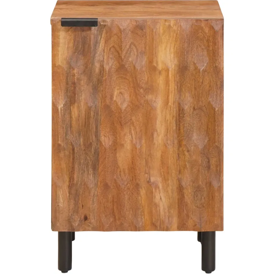 vidaXL Badkamerkast Bruin 38 x 33 x 58 cm Massief Mango Hout, foto 3