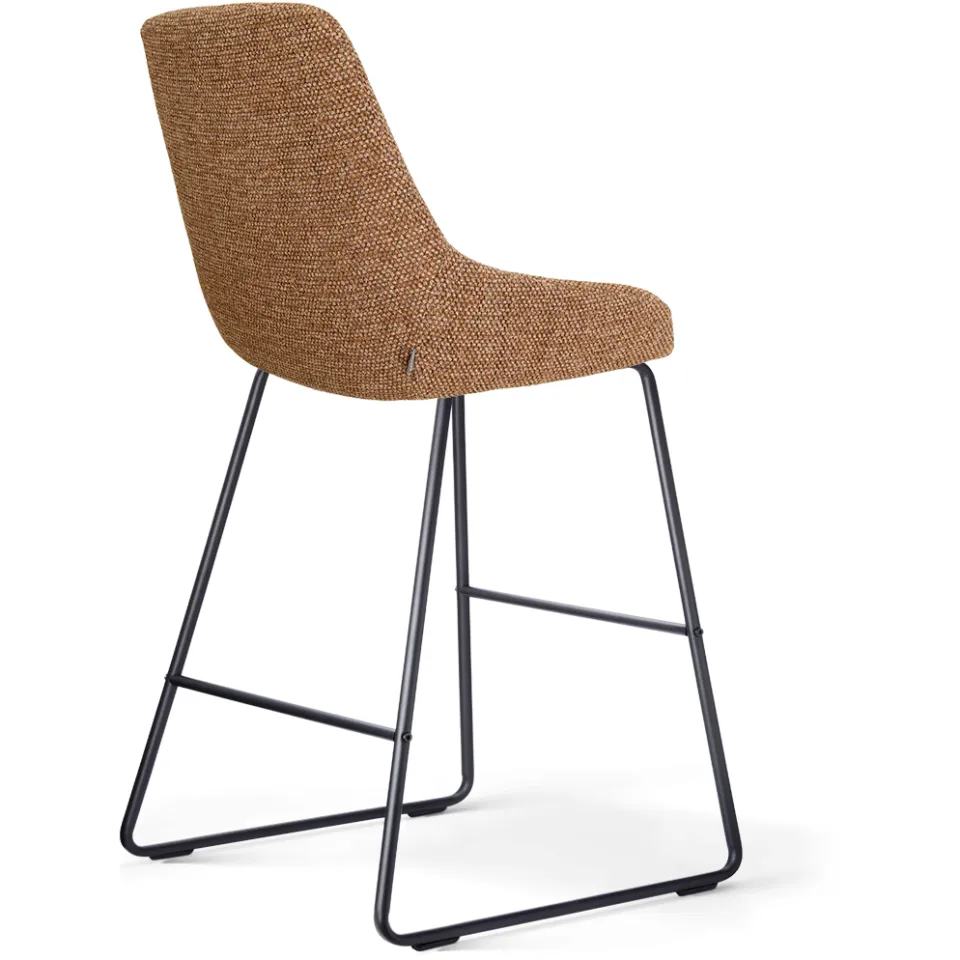 Nolon Nino-Isa barkruk bruin blend - zwart onderstel - 65 cm, foto 3