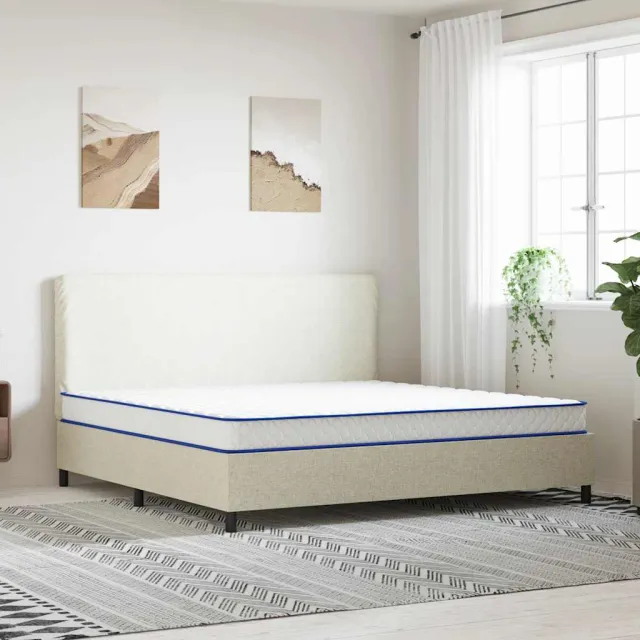 vidaXL Matras 200x180x17 cm Zacht traagschuim Wit