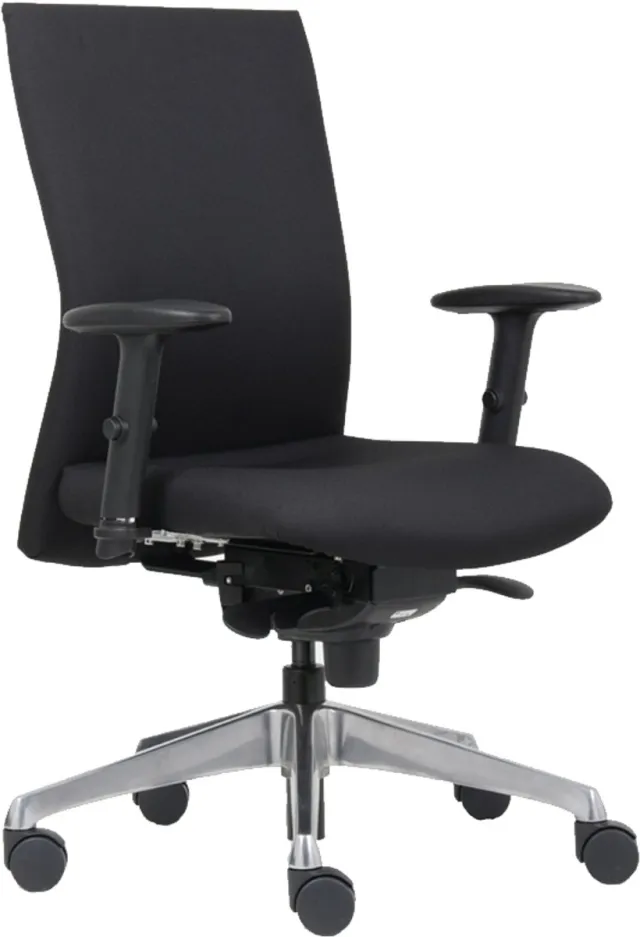 Game Hero Office Hero® Pharaoh Ergonomische Bureaustoel - Bureaustoelen voor Volwassenen - Verstelbaar - Zwart - Stof - Gemonteerd geleverd