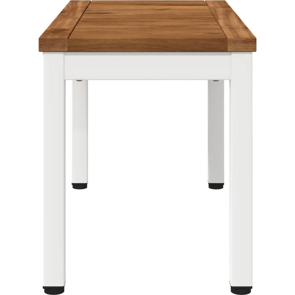 vidaXL Salontafel NAARDEN Natuurlijk en Wit 60,5 x 30 x 36 cm, foto 4