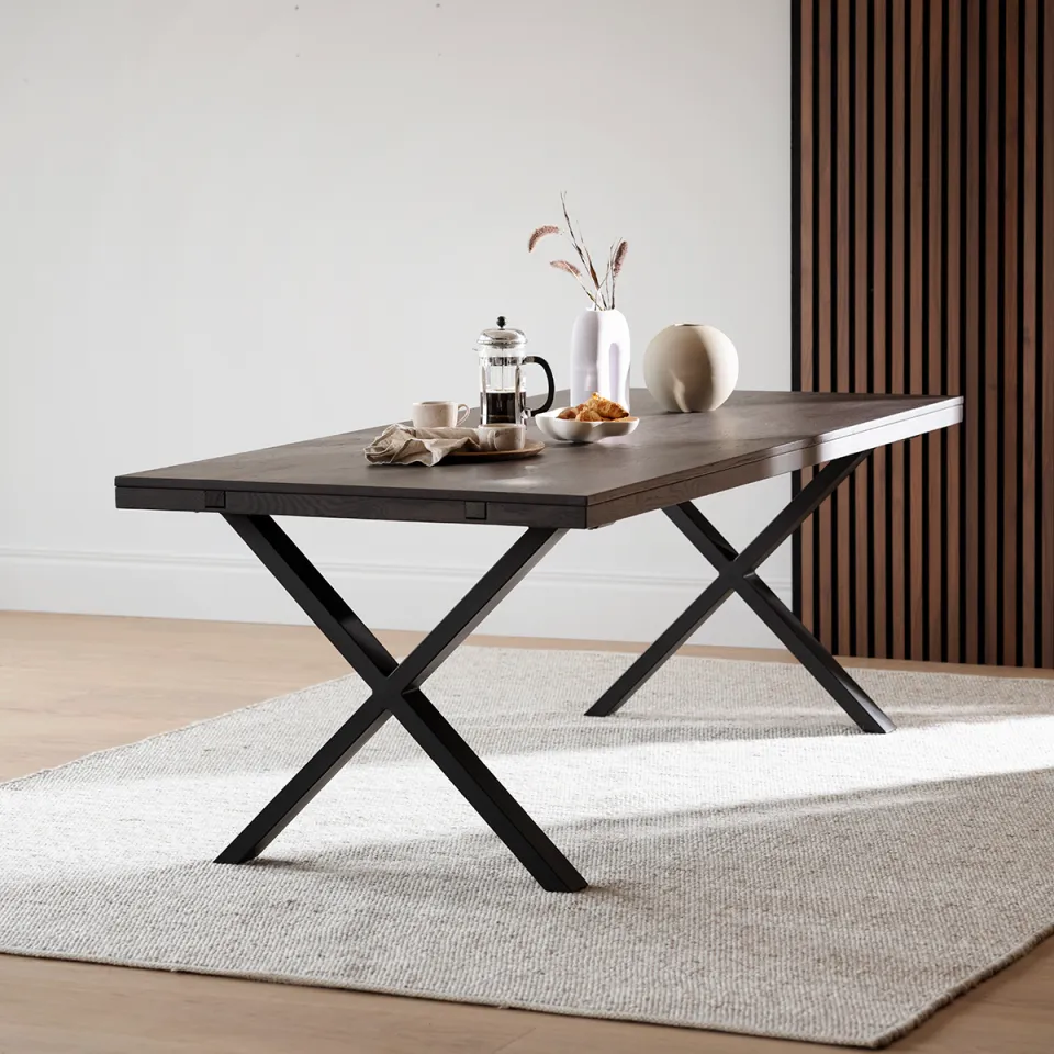 Rowico Home Brooklyn verlengstuk donker eiken voor Brooklyn eettafel - 50 x 95 cm, foto 3