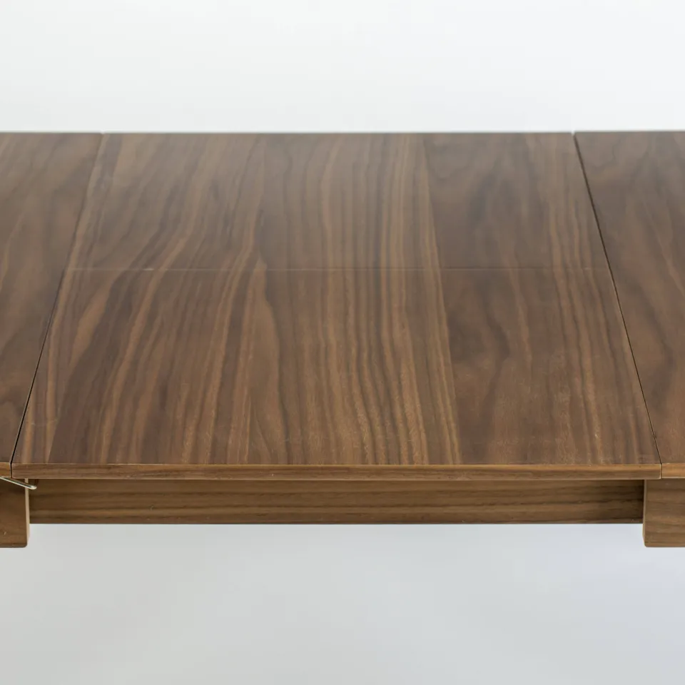 Zuiver verlengbare eetkamertafel Glimps (120/162x80 cm) walnoot, foto 2