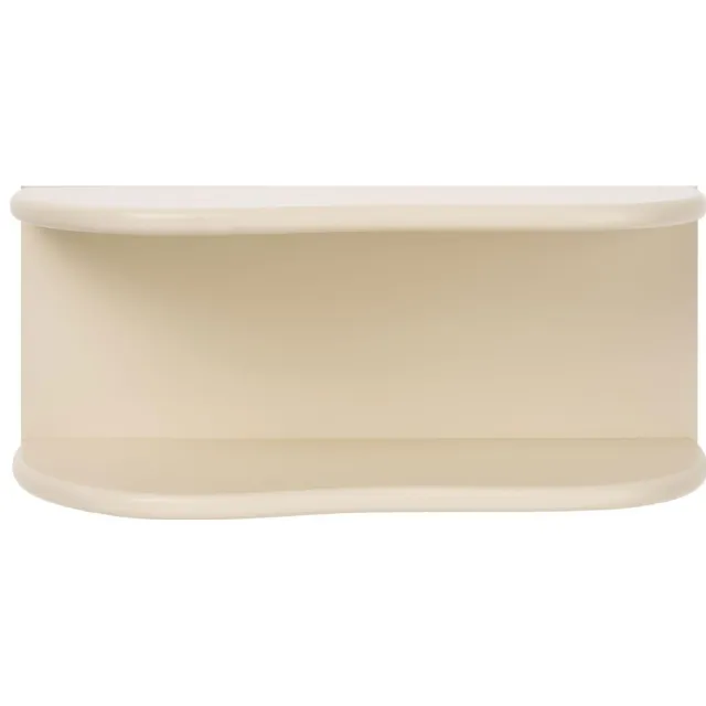 Nest of Nora Dubbele wandplank 44x17.5x18 cm - Beige