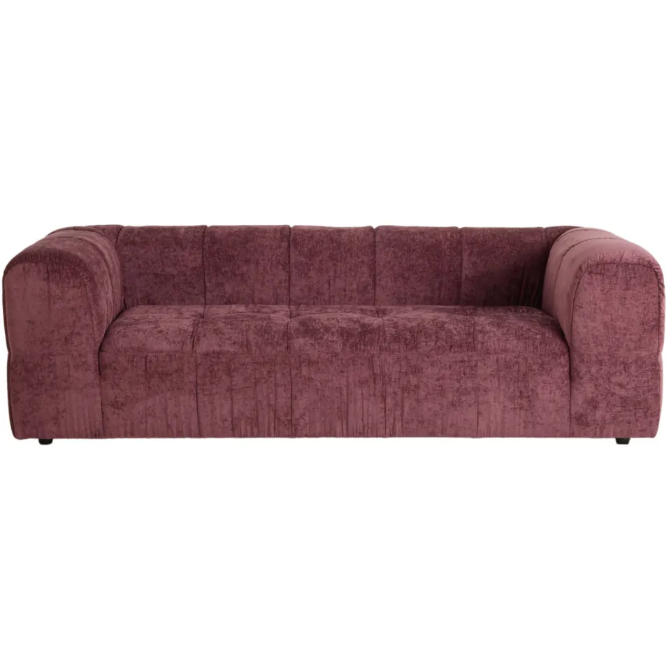 NOUS Living Kobe 3-zitsbank burgundy