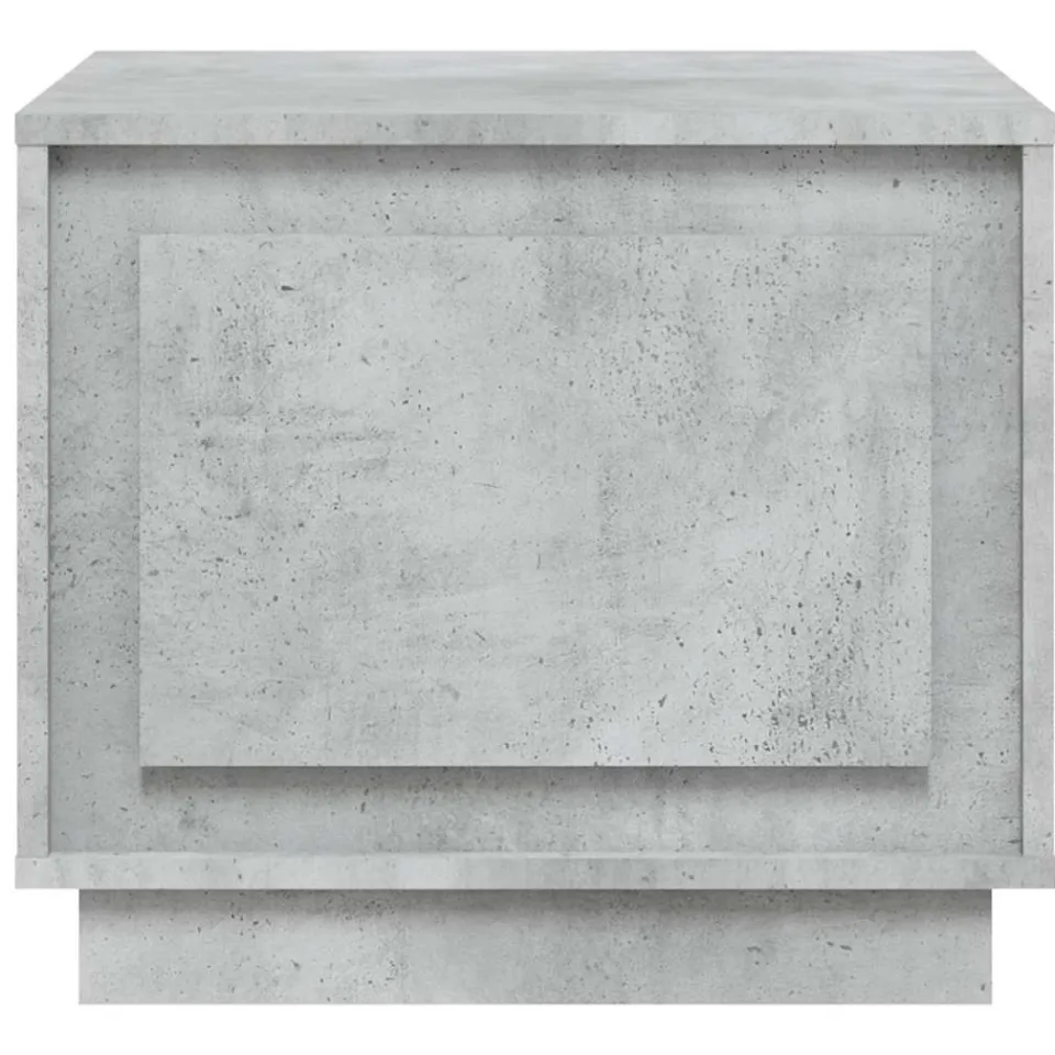 vidaXL Salontafel 51x50x44 cm bewerkt hout betongrijs grijs, foto 4