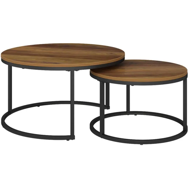 Vicco Montreal Salontafel set – 77 x 40 cm 2 delen Hout