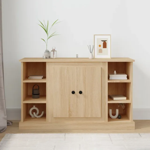 vidaXL Dressoir 100x35,5x60 cm bewerkt hout sonoma eikenkleurig, foto 2