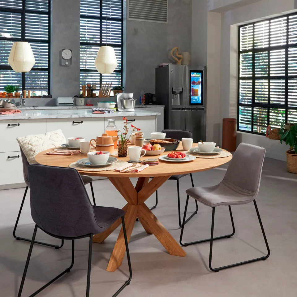 NOUS Living Evi eetkamerstoel antraciet, foto 4